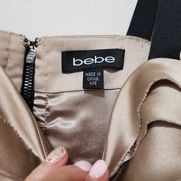 Bebe Champagne Cocktail Dress - Picture 4 of 4